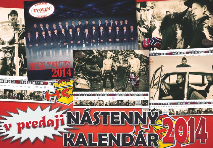 Počas derby kalendár HKM 2014 v akcii